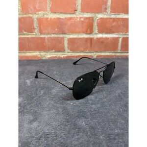 Ray-Ban AVIATOR Black Large Dark Lens Sunglasses Designer RB3026 62 14 135
